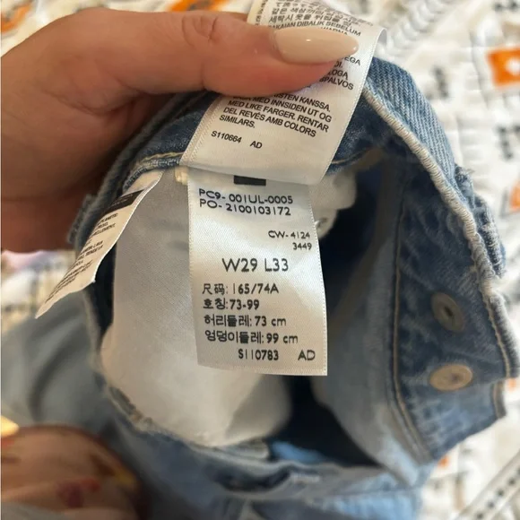 Levis Cinch Baggy Women's Jeans - Light Blue - Picture 5 of 11